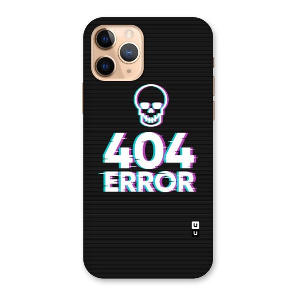 Error 404 Skull Back Case for iPhone 11 Pro