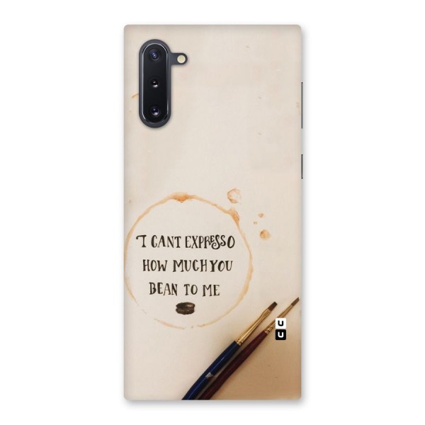 Espresso Bean Back Case for Galaxy Note 10