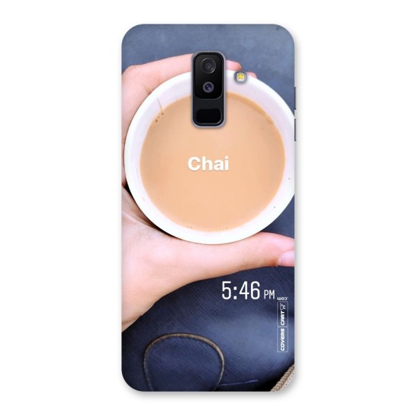 Evening Tea Back Case for Galaxy A6 Plus
