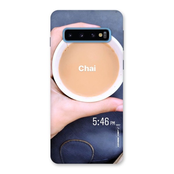 Evening Tea Back Case for Galaxy S10
