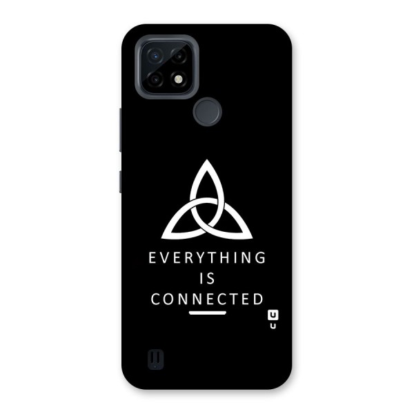 Everything is Connected Typography Back Case for Realme C21