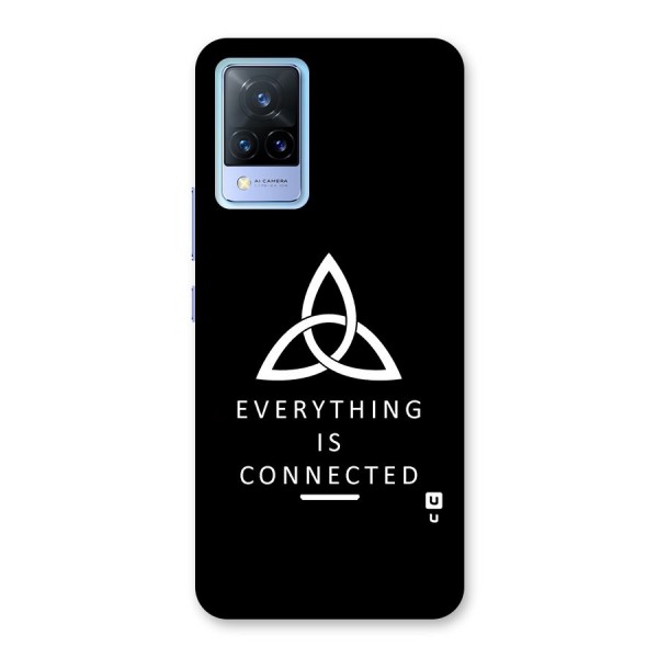 Everything is Connected Typography Back Case for Vivo V21 5G