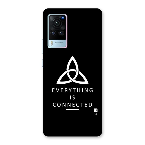 Everything is Connected Typography Back Case for Vivo X60 Pro