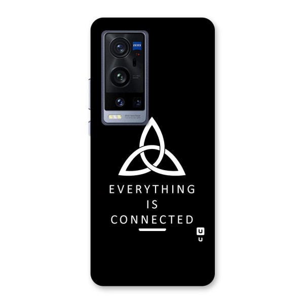 Everything is Connected Typography Back Case for Vivo X60 Pro Plus