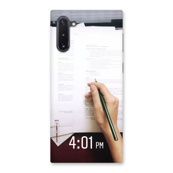 Exam Time Blues Back Case for Galaxy Note 10