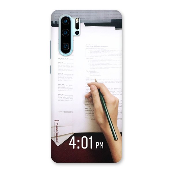 Exam Time Blues Back Case for Huawei P30 Pro