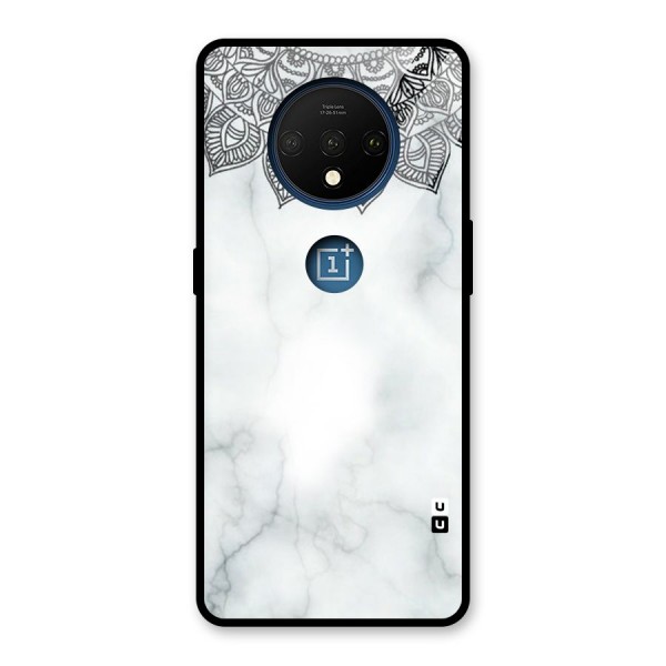Exotic Marble Pattern Glass Back Case for OnePlus 7T