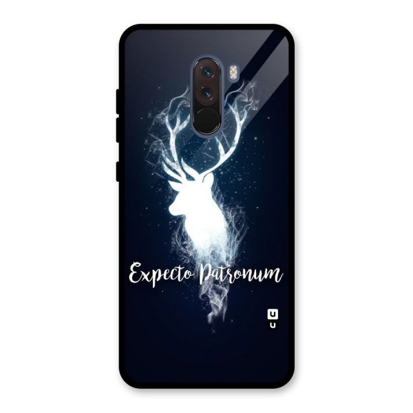 Expected Wish Glass Back Case for Poco F1