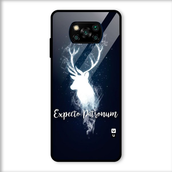 Expected Wish Glass Back Case for Poco X3
