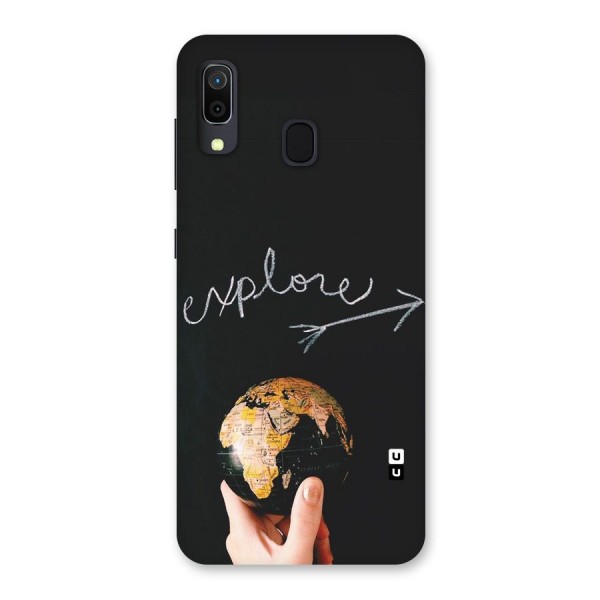 Explore World Back Case for Galaxy A30