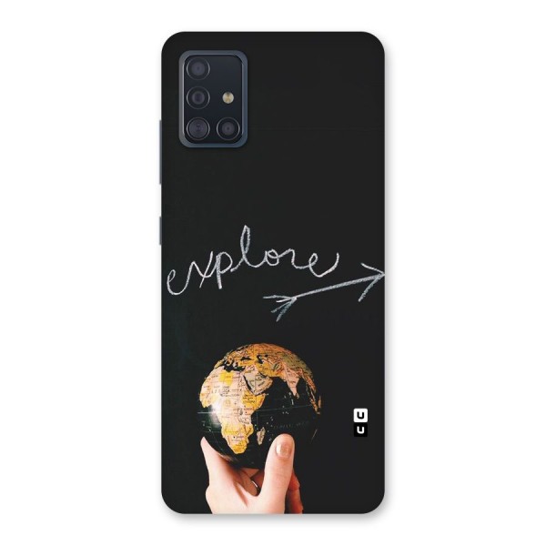 Explore World Back Case for Galaxy A51