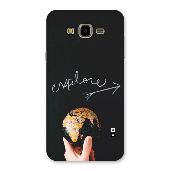 Explore World Back Case for Galaxy J7 Nxt