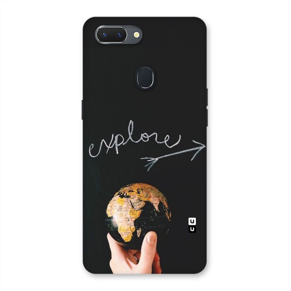Explore World Back Case for Oppo Realme 2
