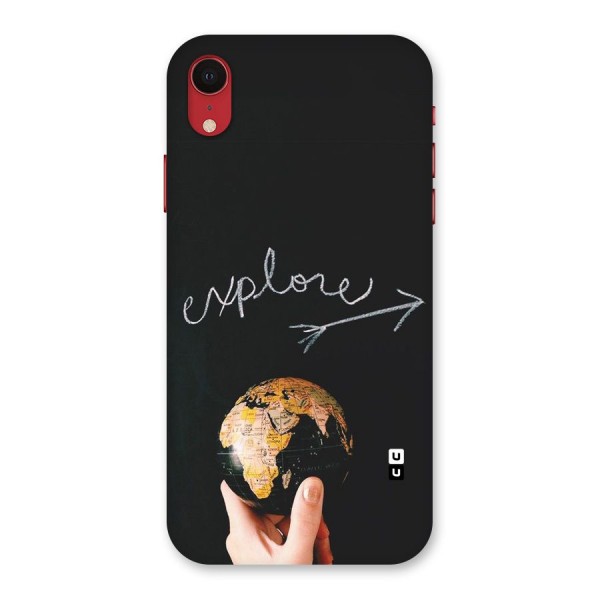 Explore World Back Case for iPhone XR