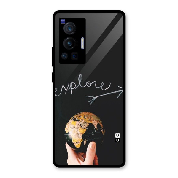 Explore World Glass Back Case for Vivo X70 Pro