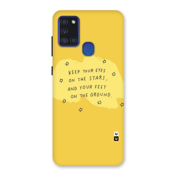 Eyes On Stars Back Case for Galaxy A21s