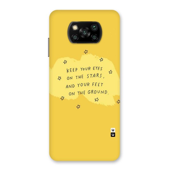 Eyes On Stars Back Case for Poco X3