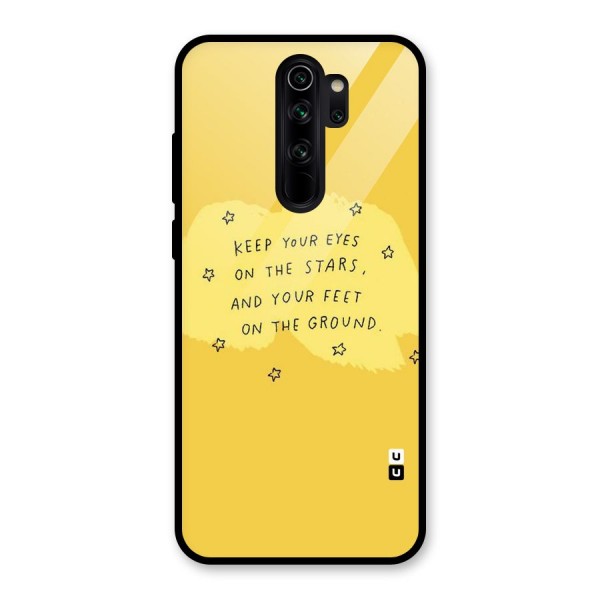 Eyes On Stars Glass Back Case for Redmi Note 8 Pro