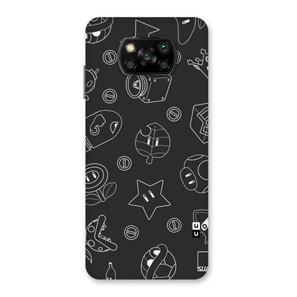 Face Mishchief Back Case for Poco X3
