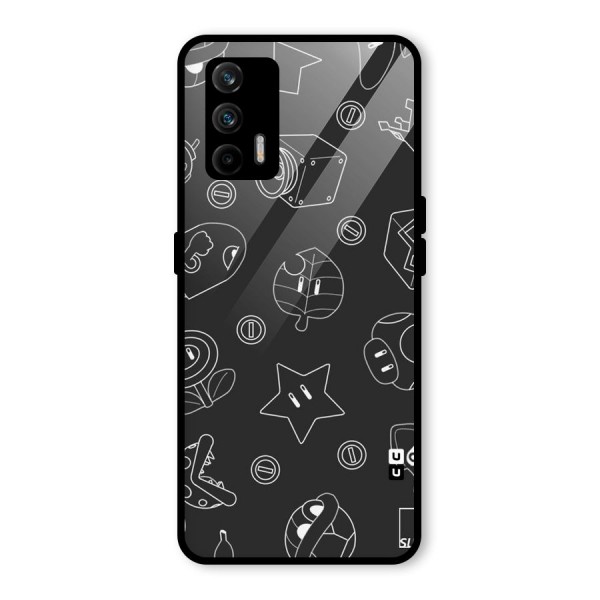 Face Mishchief Glass Back Case for Realme X7 Max
