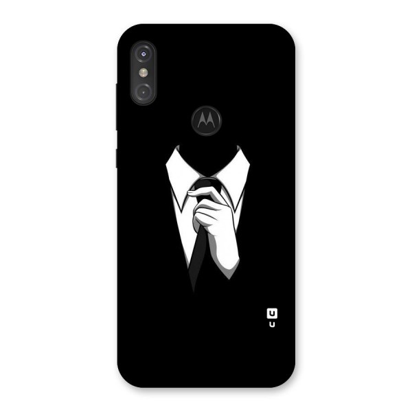 Faceless Gentleman Back Case for Motorola One Power