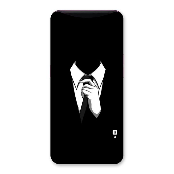 Faceless Gentleman Back Case for Oppo Find X