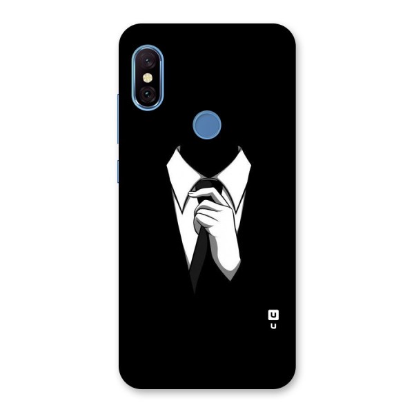Faceless Gentleman Back Case for Redmi Note 6 Pro