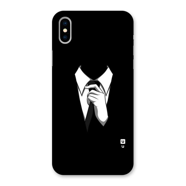 Faceless Gentleman Back Case for iPhone XS