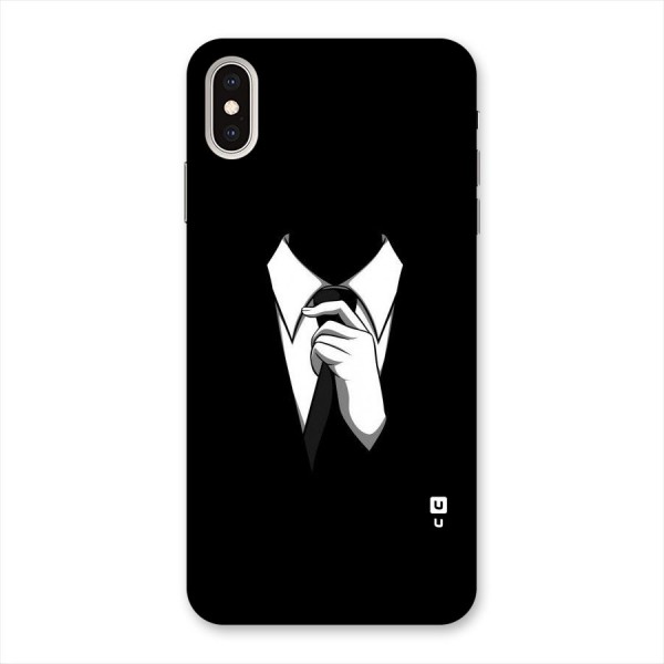 Faceless Gentleman Back Case for iPhone XS Max