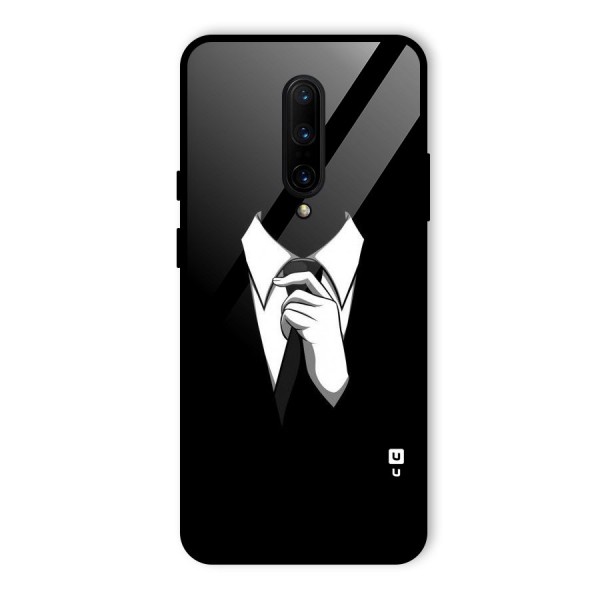 Faceless Gentleman Glass Back Case for OnePlus 7 Pro