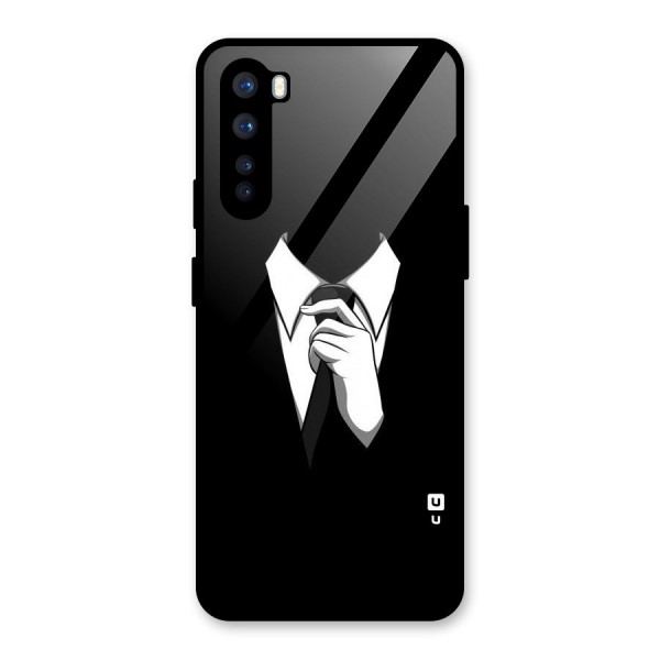 Faceless Gentleman Glass Back Case for OnePlus Nord