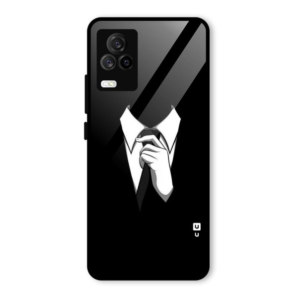 Faceless Gentleman Glass Back Case for Vivo iQOO 7 Legend 5G