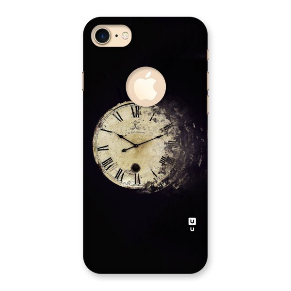 Fading Clock Back Case for iPhone 7 Logo Cut