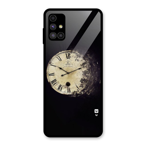 Fading Clock Glass Back Case for Galaxy M51