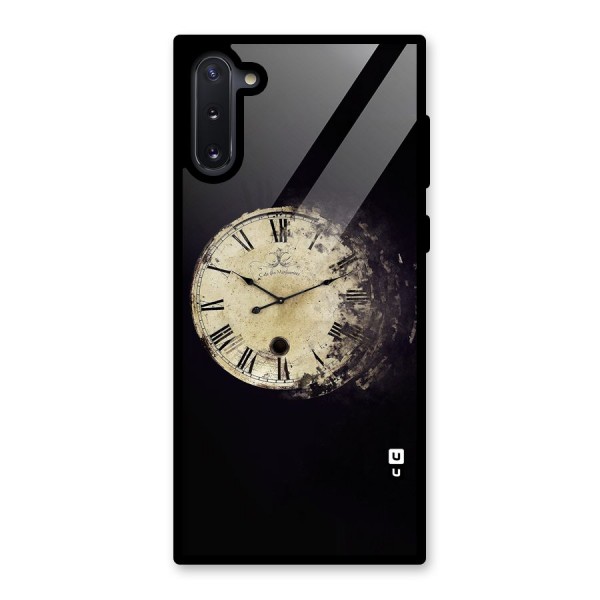 Fading Clock Glass Back Case for Galaxy Note 10