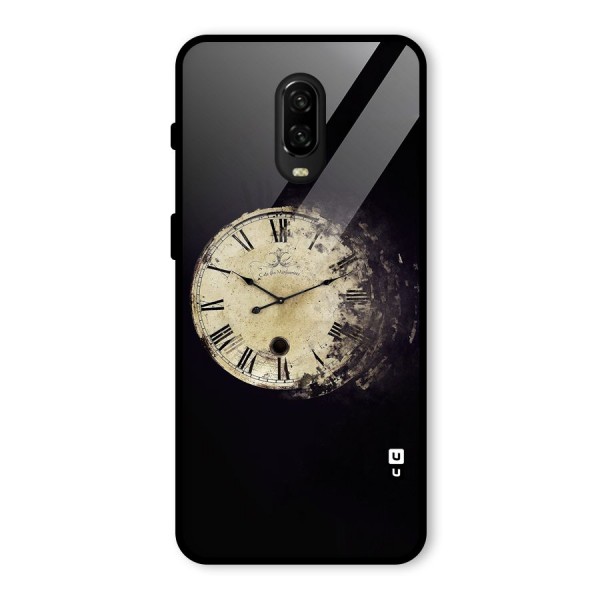 Fading Clock Glass Back Case for OnePlus 6T