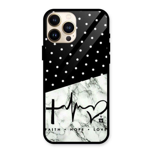 Faith Love Glass Back Case for iPhone 13 Pro Max