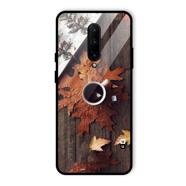 Fall Leaf Coffee Glass Back Case for OnePlus 7 Pro