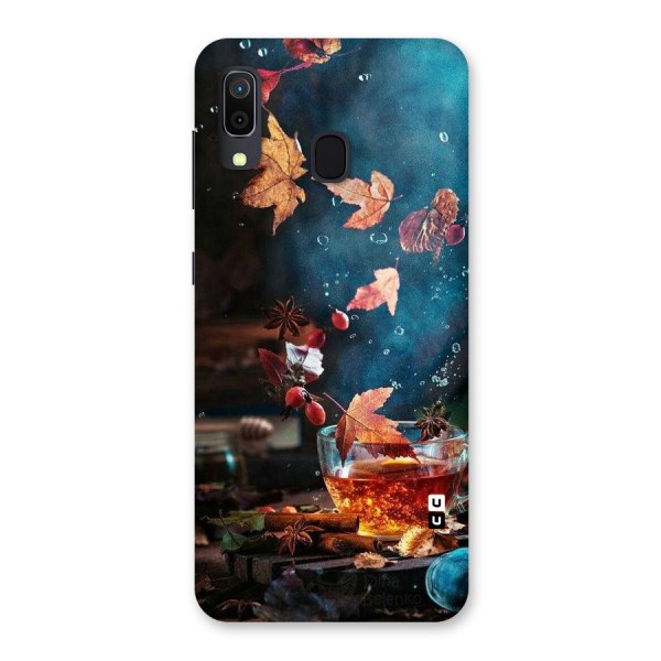 Falling Leaves Tea Back Case for Galaxy A30
