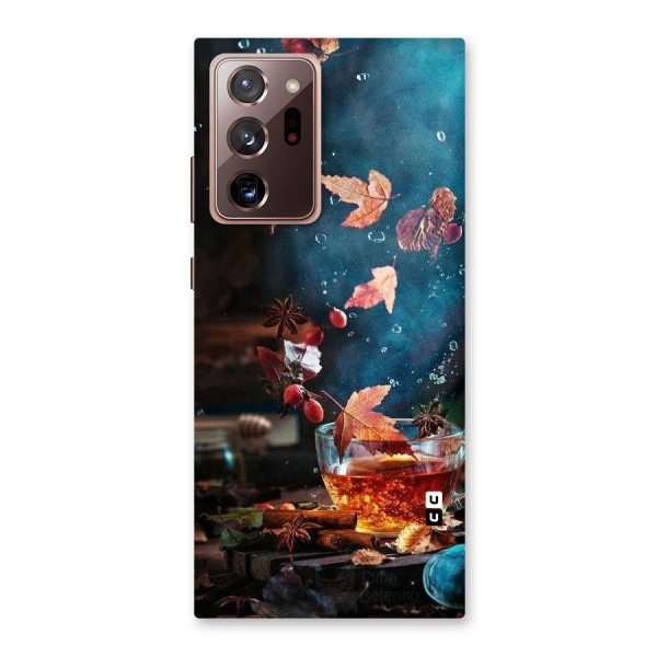 Falling Leaves Tea Back Case for Galaxy Note 20 Ultra