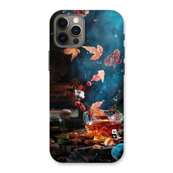 Falling Leaves Tea Back Case for iPhone 12 Pro