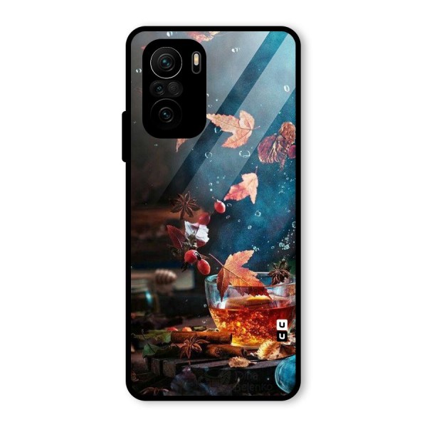 Falling Leaves Tea Glass Back Case for Mi 11X Pro