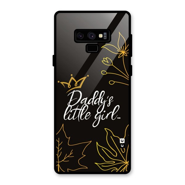 Favorite Little Girl Glass Back Case for Galaxy Note 9