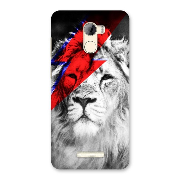 Fearless Lion Back Case for Gionee A1 LIte