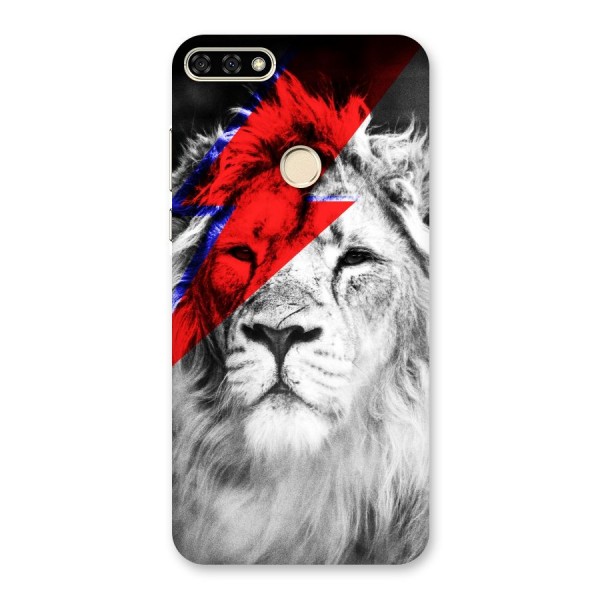 Fearless Lion Back Case for Honor 7A