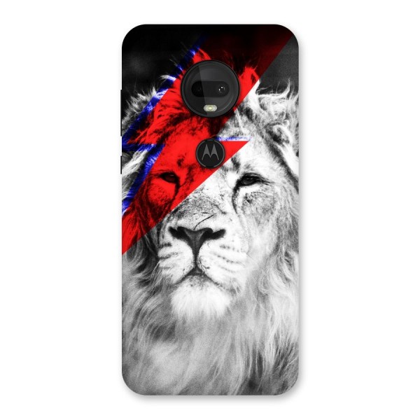 Fearless Lion Back Case for Moto G7