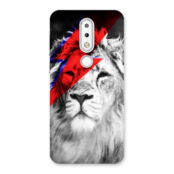 Fearless Lion Back Case for Nokia 6.1 Plus