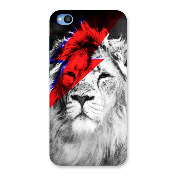 Fearless Lion Back Case for Redmi Go