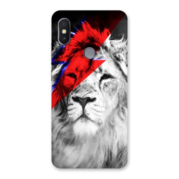 Fearless Lion Back Case for Redmi Y2