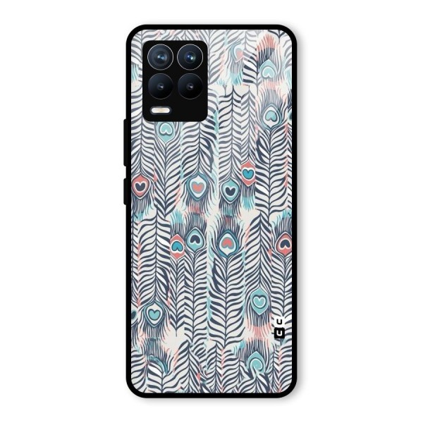 Feather Art Glass Back Case for Realme 8 Pro